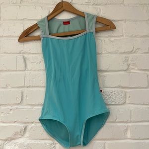 Yumiko leotard light blue- used